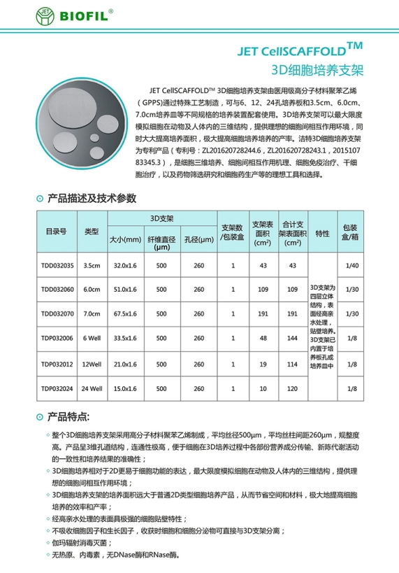 3D細胞支架